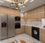 کابینت هایگلاس رنگ چوب (مدرن) - Image 2